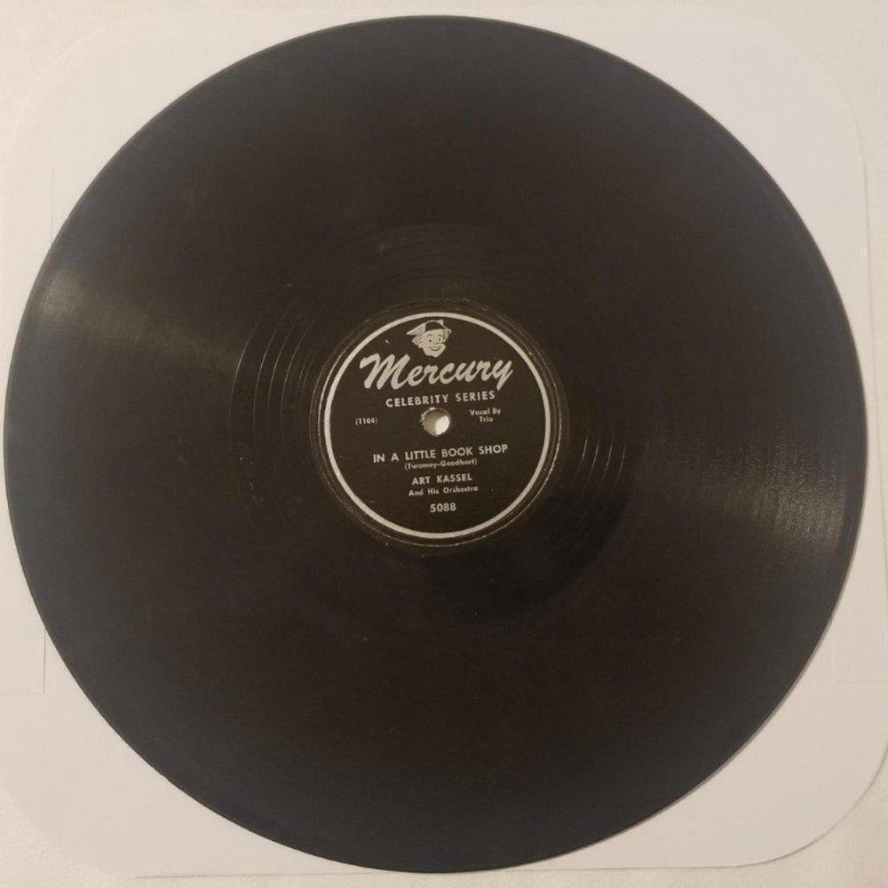 3/$25 Art Kassel 78 RPM I’ve Got a Feeling / In a Little Book Shop Mercury 5088